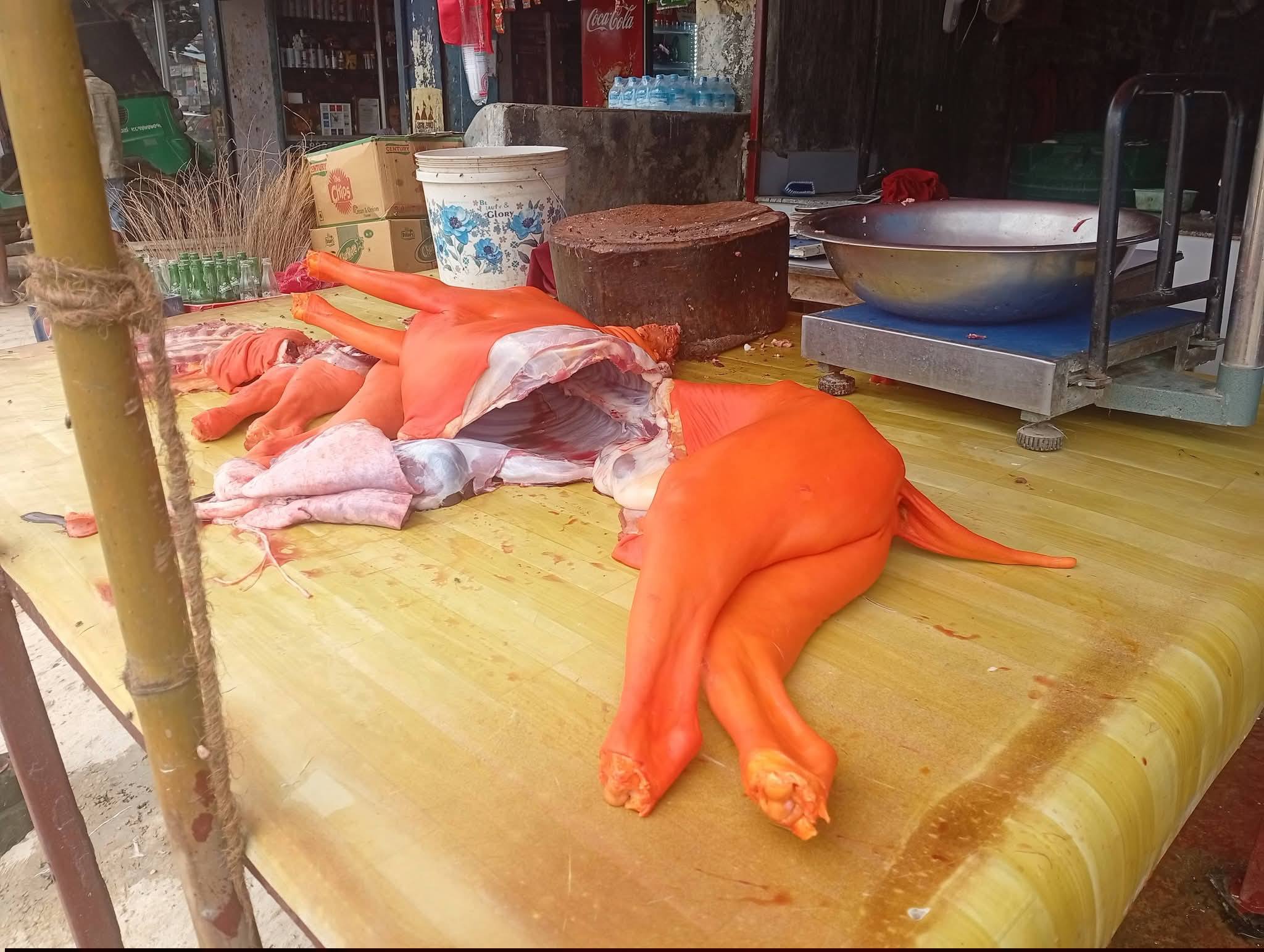 खसि मासुमा रङ्गको खेलः उपभोक्ता स्वास्थ्य जोखिममा, अनुगमन निष्कृय