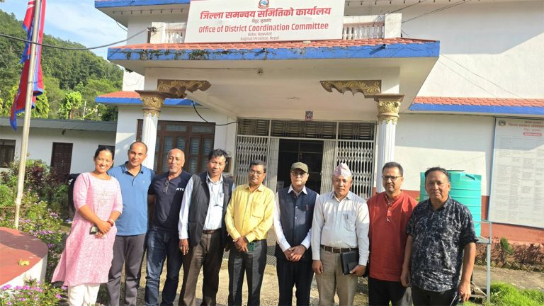 जसपा नेताहरूको बाढी प्रभावित नुवाकोटमा स्थलगत अवलोकन