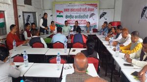 जसपा नेपालको कार्यकारिणी बैठकमा राजनीतिक प्रस्तावमाथि छलफल हुँदै